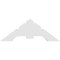 Ekena Millwork Vanguard Architectural Grade PVC Gable Bracket, 48"W x 18"H x 2"D x 6"F, 9/12 Pitch GBP048X18X0206VAN00 - alternate 2